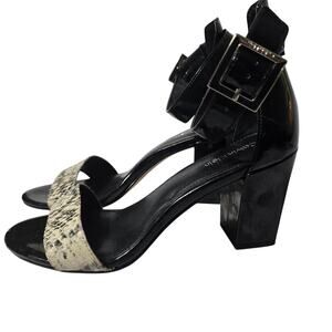 Calvin Klein Sandal Heels **some wear on heel see pics** Size 6.5